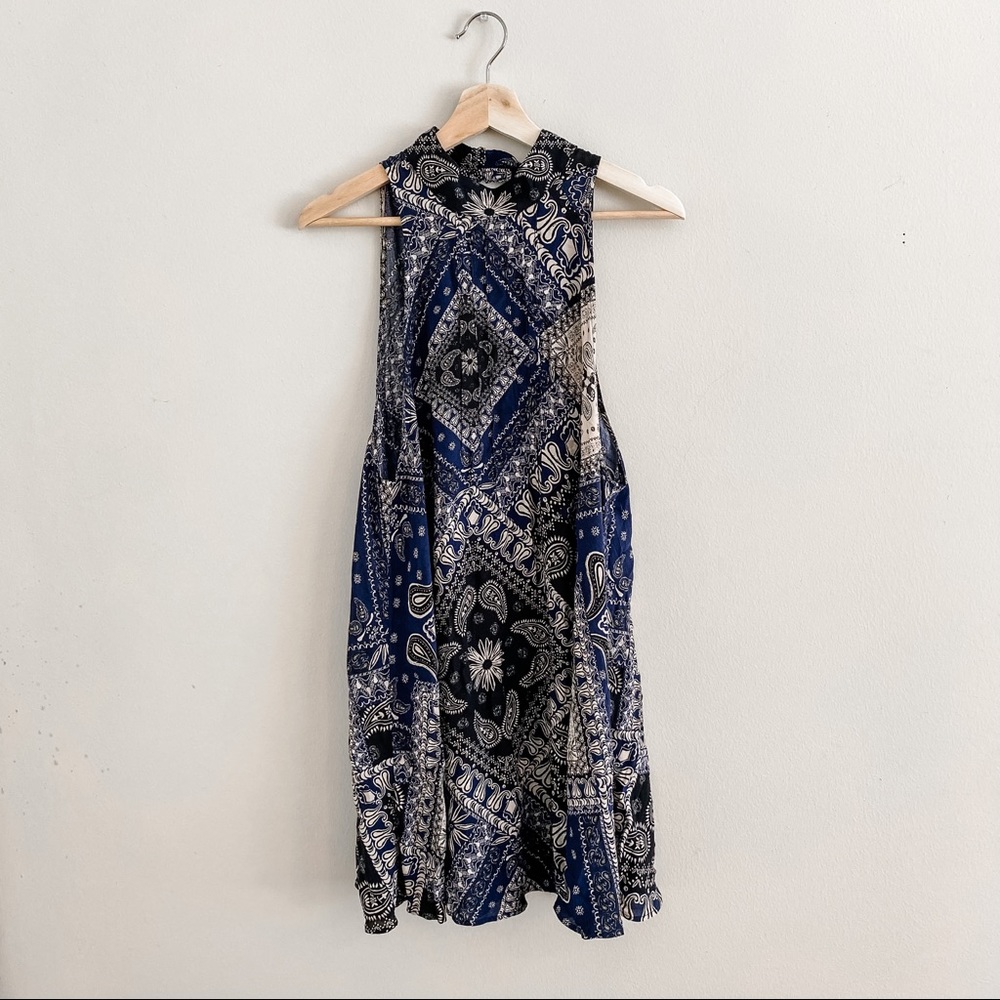 FREE PEOPLE | Beaux Paisley Slip Dress